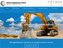 Tablet Screenshot of northamericantrack.com